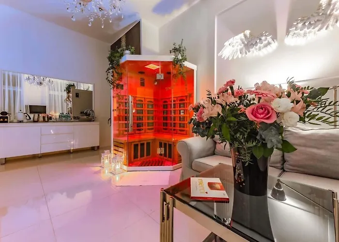 Lägenhet Sensual Luxury Private Jacuzzi & Sauna For Couples Poznań